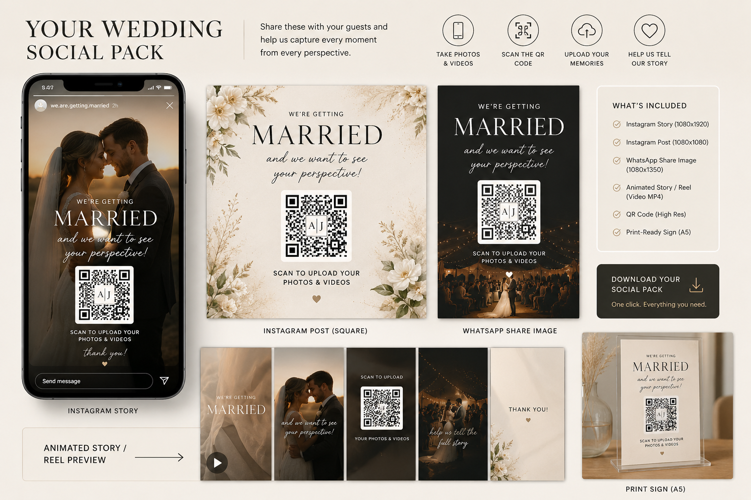 SecondFrame social media pack example